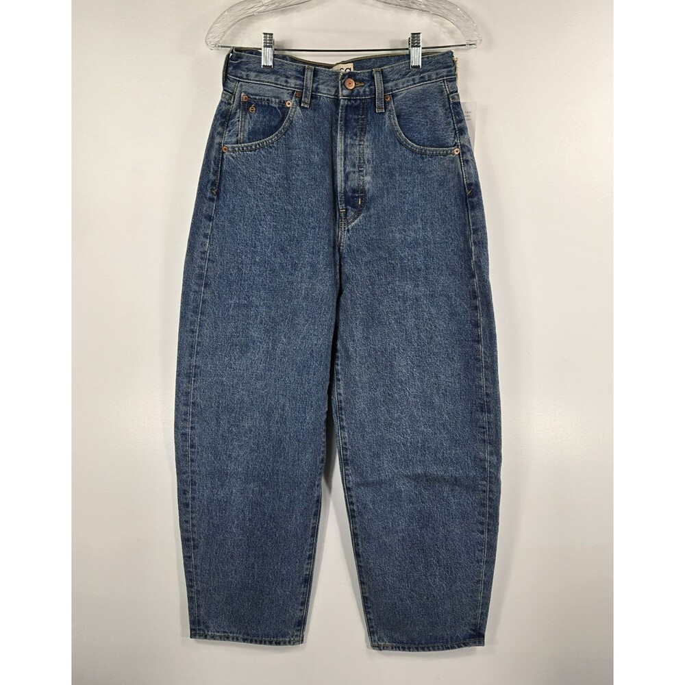 Etica Women's Size 26 Cassel Ultra High Barrel Jeans Bluestone NWT - Picture 1 of 9